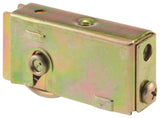 Prime-Line D 1541 Roller Assembly, 1-1/4 in Dia Roller, 5/16 in W Roller, Steel, 1-Roller, Plain Back Mounting