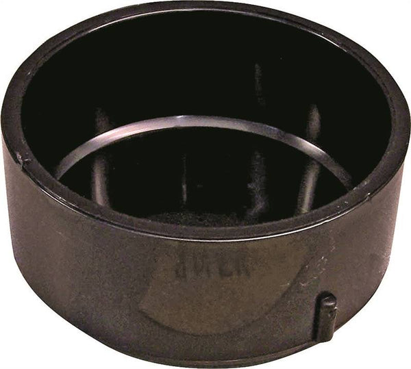 CANPLAS 103083SBC Pipe Cap, 3 in, Hub, ABS, Black, SCH 40 Schedule