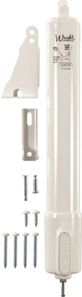 Wright Products TAP-N-GO Series V2012WH Pneumatic Door Closer, Aluminum, 90 deg Opening