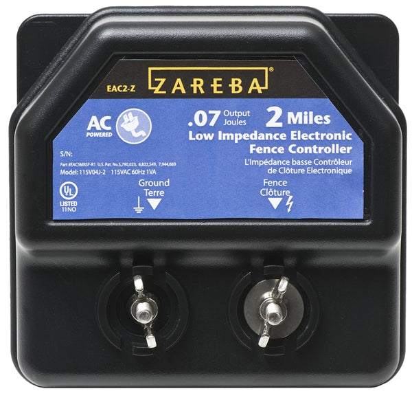 Zareba EA2M-Z Electric Fence Charger, 0.07 J Output Energy, 110/120 V