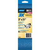 NORTON 49611 Sanding Belt, 3 in W, 21 in L, 80 Grit, Medium, Zirconia Aluminum Abrasive