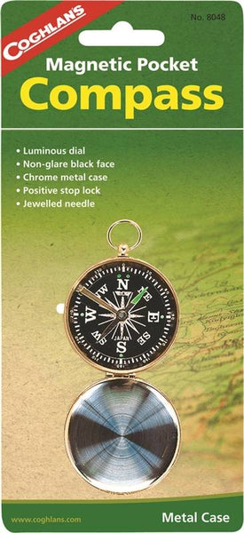 COGHLAN'S 8048 Pocket Compass, Magnetic, Metal