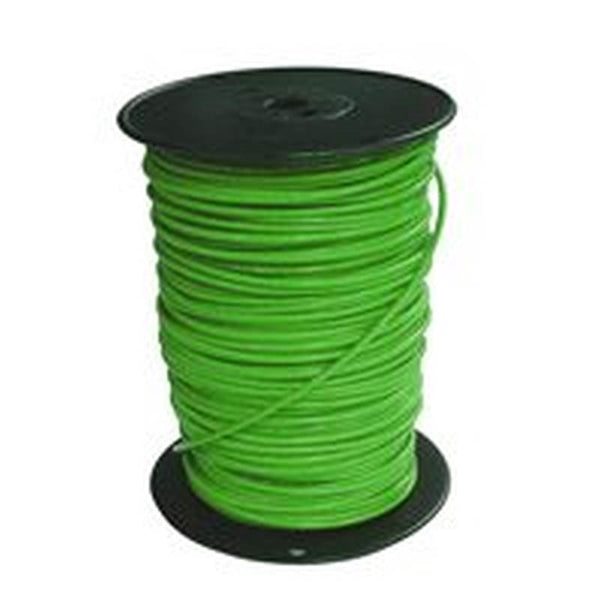 Southwire 10GRN-SOLX500 Building Wire, 10 AWG Wire, 1 -Conductor, 500 ft L, Copper Conductor, Nylon Sheath