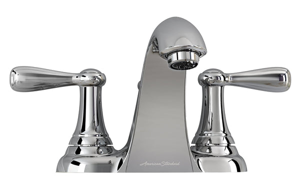 American Standard Marquette Series 7764F Bathroom Faucet, 1.5 gpm, 2-Faucet Handle, Metal, Lever Handle, Mid Arc Spout