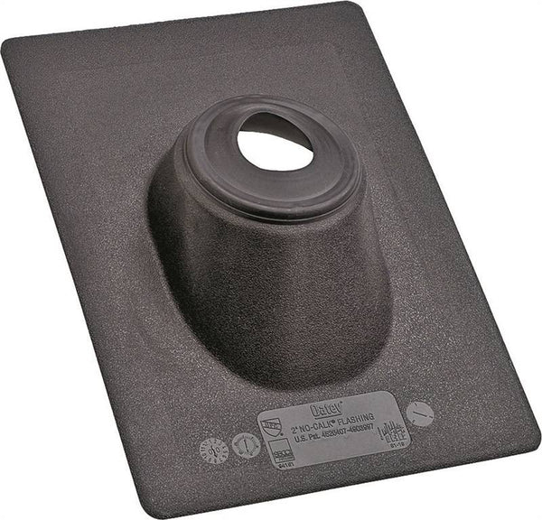 Hercules No-Calk Series 11889 Roof Flashing, 18 in OAL, 18 in OAW, Thermoplastic