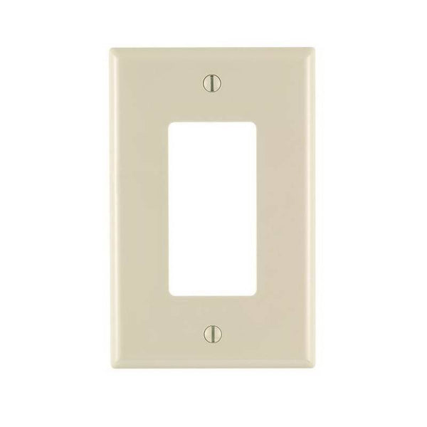 Decora M56-0PJ26-0TM Wallplate Pack, 4.88 in L, 3.13 in W, 1 -Gang, Nylon, Light Almond