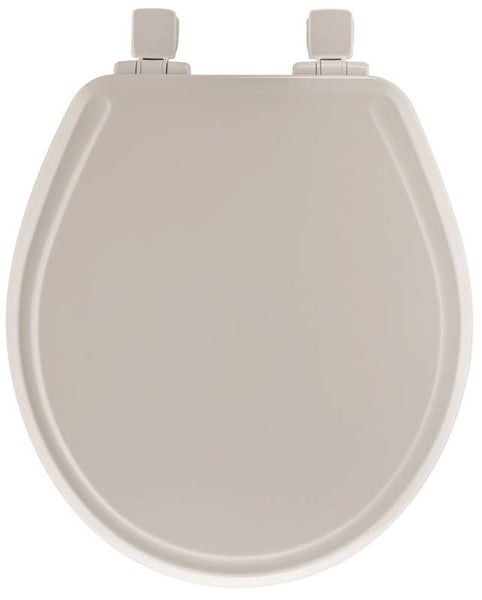 Mayfair 47SLOW-000 Toilet Seat, Round, Molded Wood, White