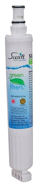 SWIFT GREEN FILTERS SGF-W10 Refrigerator Water Filter, 0.5 gpm, Coconut Shell Carbon Block Filter Media