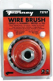 Forney 72757 Wire Cup Brush, 2-3/4 in Dia, 5/8-11 Arbor/Shank, 0.02 in Dia Bristle, Carbon Steel Bristle