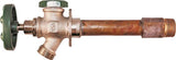 arrowhead QuickTurn 425-10LF Anti-Siphon Frost-Free Wall Hydrant, 1/2, 3/4 x 3/4 in Connection, FIP/MIP x Hose, Satin