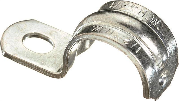 Halex 61105B Conduit Strap, Steel, Zinc-Plated