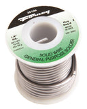 Forney 38106 Solder, 16 oz, Solid, Silver/White, 575 deg F Melting Point