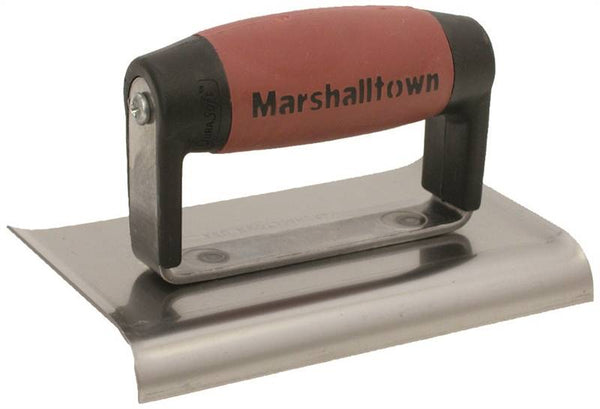 Marshalltown DuraSoft Series 136D Hand Edger, 6 in L Blade, 3 in W Blade, HCS Blade, 1/2 in Lip, 3/8 in Lip Radius