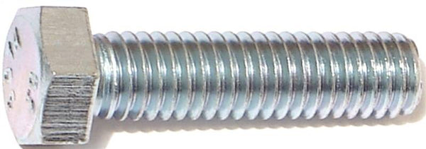 MIDWEST FASTENER 00055 Bolt, 3/8-16 in Thread, 1-1/2 in OAL, 2 Grade, Zinc, Zinc, Coarse Thread