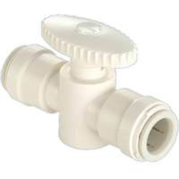 WATTS 3539-08/P-450 Stop Valve, 3/8 in Connection, Sweat, 250 psi Pressure, Plastic Body