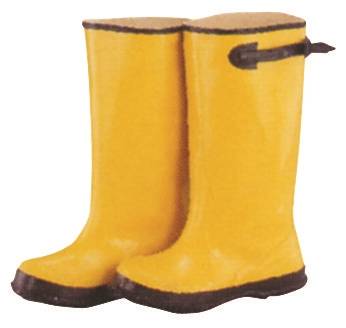 Diamondback RB001-9-C Over Shoe Boots, 9, Yellow, Rubber Upper, Slip on Boots Closure