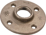 Prosource 27-1/2B Floor Flange, 1/2 in, 3 in Dia Flange, FIP, 4-Bolt Hole, 0.28 inch (7 mm) Dia Bolt Hole