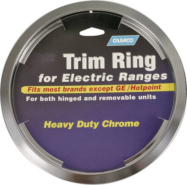 CAMCO 00353 Trim Ring, 8 in Dia, Chrome