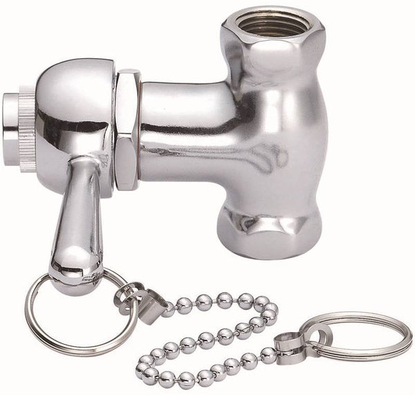 B & K 126-006LT Shower Valve with Pull Chain, 1/2 in Connection, Brass Body, Chrome