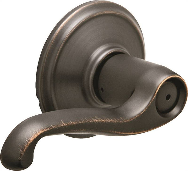 Schlage Flair Series F40V FLA 716 Privacy Lever, Zinc, Aged Bronze