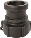 GREEN LEAF 200A/GLP200A Cam Lever Coupling, 2 in, Male x FNPT, Glass Filled Polypropylene