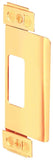 Defender Security U 9495 Door Strike, 4-3/4 in L, 1-1/4 in W, Steel, Brass