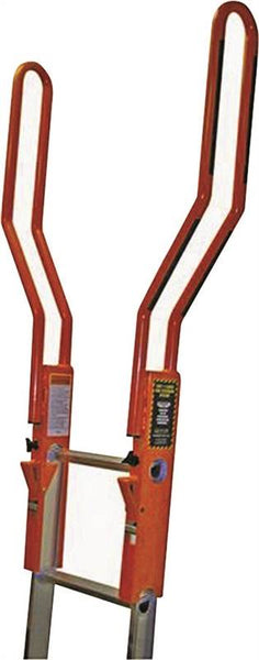 GUARDIAN FALL PROTECTION Safe-T 10800 Ladder Extension System, Aluminum, Black/Orange, Powder-Coated