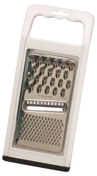 CHEF CRAFT 21005 Grater, Plastic/Stainless Steel, White