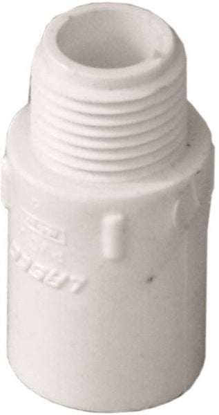 LASCO 434005BC Riser Extender, 1/2 in, FIP x MIP, PVC, SCH 40 Schedule