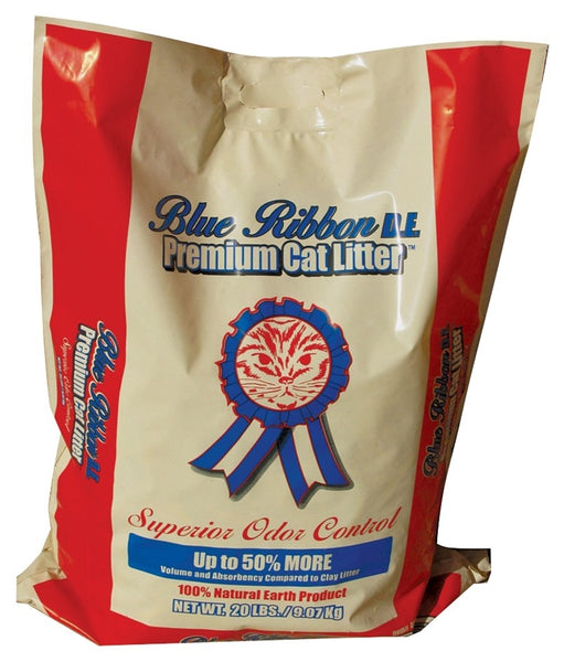 EP Minerals 4620 DE Cat Litter, 20 lb Capacity, Buff/Off-White, Solid Bag