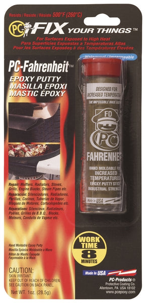 PROTECTIVE COATING PC-FAHRENHEIT 25543 Epoxy Adhesive, Brown/White, Solid, 1 oz Stick Pack