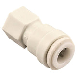 WATTS PL-3065 Pipe Adapter, 3/8 x 1/4 in, Tube x FIP, Plastic, 150 psi Pressure