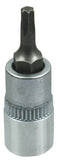 Vulcan 3505012114 Fractional Star Bit Socket, T30 Tip, Chrome