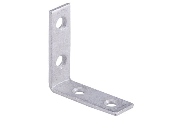 Prosource CB-G015-C4PS Corner Brace, 1-1/2 in L, 1-1/2 in W, 1/2 in H, Galvanized Steel, Galvanized