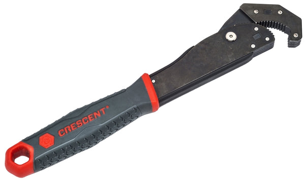 Crescent CPW12 Pipe Wrench, 1-1/2 in Jaw, 12 in L, Steel, Black-Oxide, Ergonomic Handle