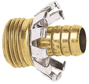 Gilmour 858014-1001 Hose Coupling, 5/8 in, Male, Brass