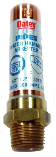 Oatey 39177 MIP Shock Absorber, Low-Lead, Copper