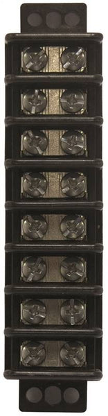 GB GTB-408 Terminal Block, 600 V, 30 A, 8 -Pole, 2 -Row