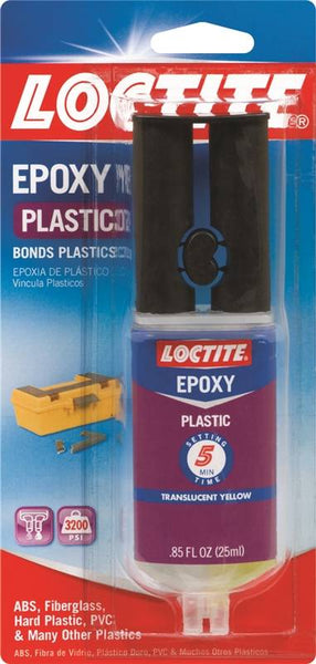 Loctite 1360788 Epoxy Plastic Bonder, Liquid, 25 mL Syringe