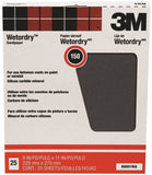 3M 88601 Sandpaper, 11 in L, 9 in W, 150 Grit, Fine, Silicone Carbide Abrasive