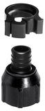 Flair-It PEXLOCK 30849 Swivel Pipe Adapter, 3/4 in, FPT, Polysulfone, Black, 100 psi Pressure