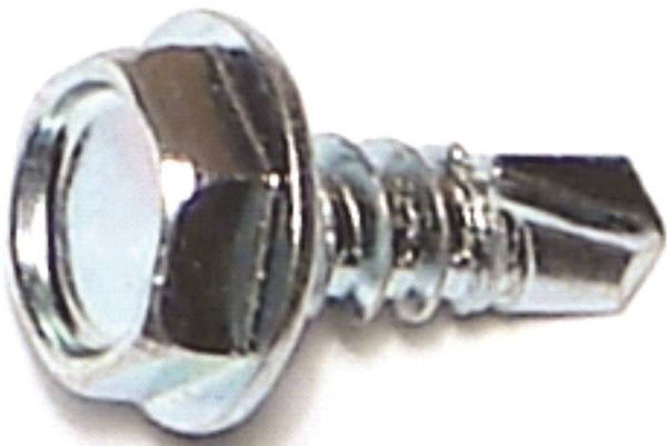 MIDWEST FASTENER 10278 Screw, #10 Thread, 1/2 in L, Hex, Socket Drive, Self-Drilling Point, Steel, Zinc