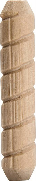 Waddell 776-CS Dowel Pin, 3/8 in Dia, 2 in L, Hardwood