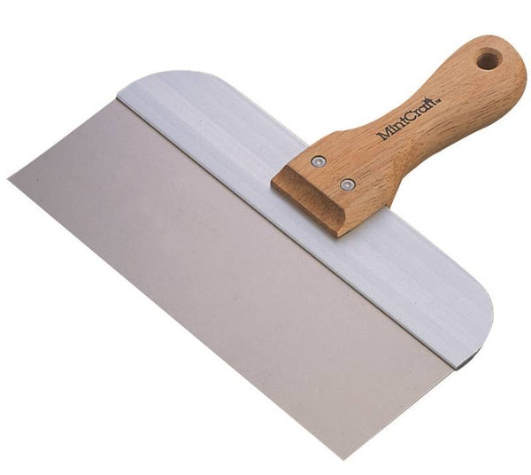 Vulcan 36053 Knife, 3 in W Blade, 12 in L Blade, Stainless Steel Blade, Tapered Blade, Wood Handle, Wood Handle