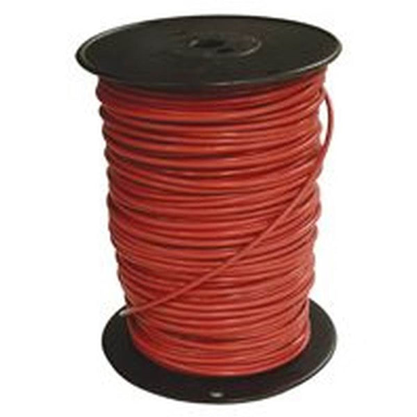 Southwire 10RED-SOLX500 Building Wire, 10 AWG Wire, 1 -Conductor, 500 ft L, Copper Conductor, Nylon Sheath