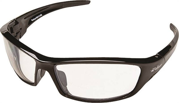 Edge SR111AR Non-Polarized Safety Glasses, Unisex, Polycarbonate Lens, Full Frame, Nylon Frame, Black Frame