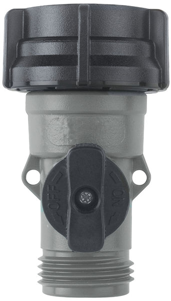 Gilmour 807004-1002 Shut-Off Valve, 1 -Port/Way, Nylon Body