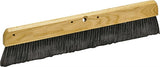 Marshalltown 848 Concrete Broom, 48 in OAL, Polypropylene Bristle, Black Bristle, Hardwood Handle