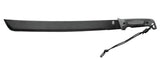 GERBER 31-002848 Bush Machete, Steel Blade, Nylon Handle, Grip Handle, Black Handle, 24 in L