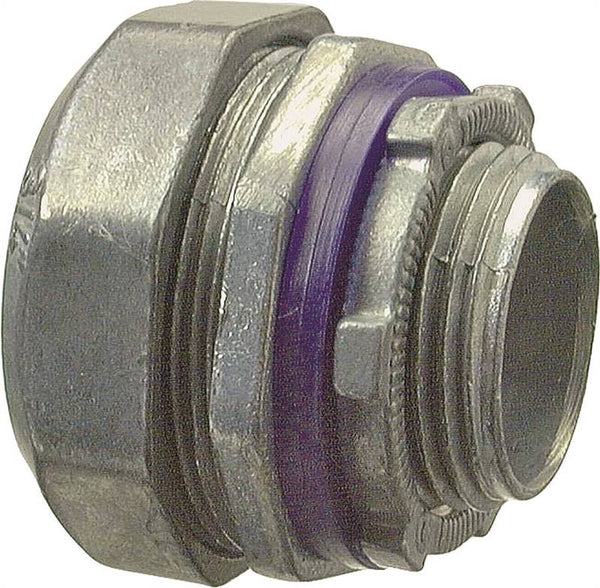 Halex 16210B Conduit Connector, 1 in Compression, Zinc